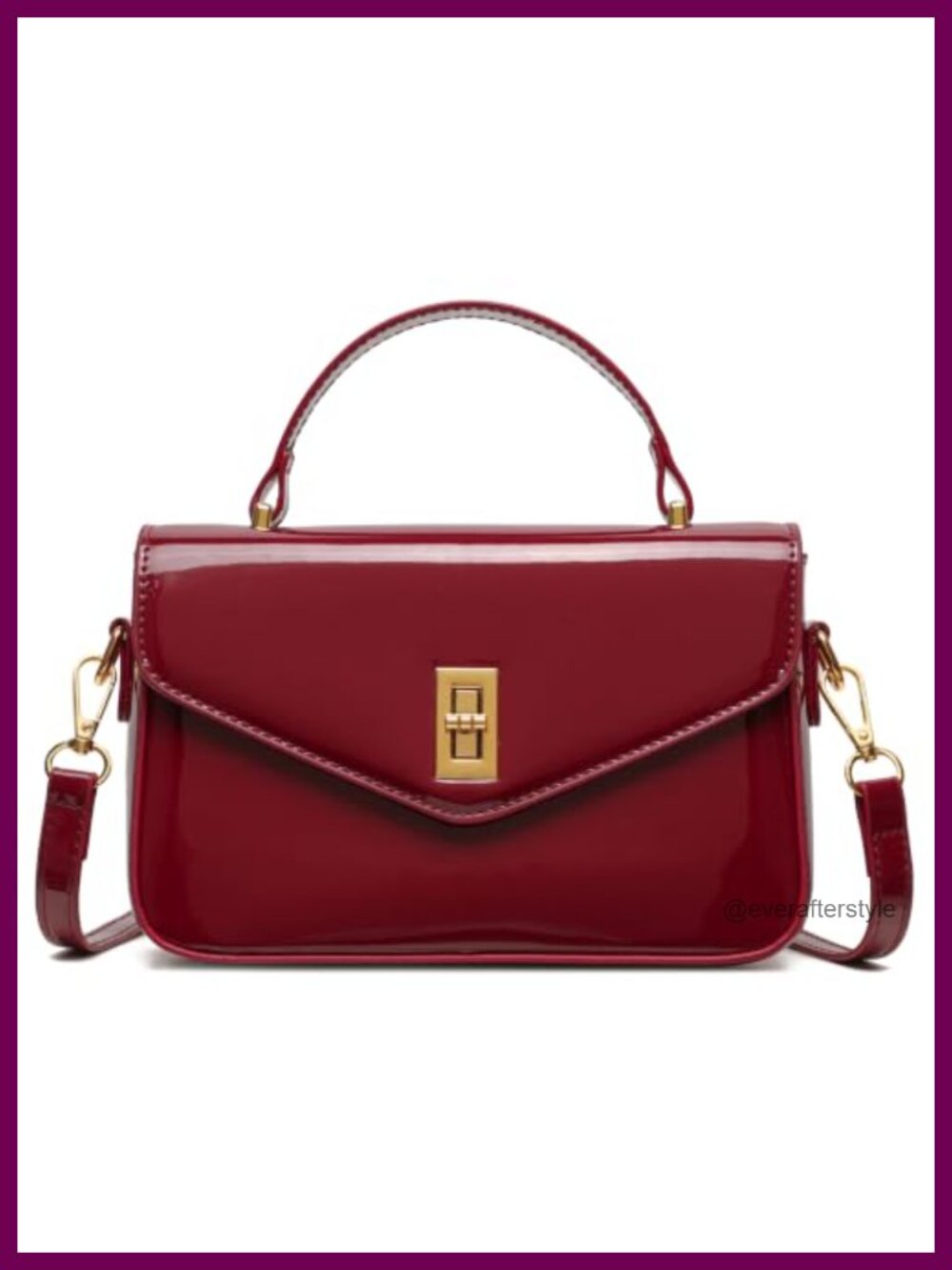 PU Leather Mini Satchel Crossbody Bag Women